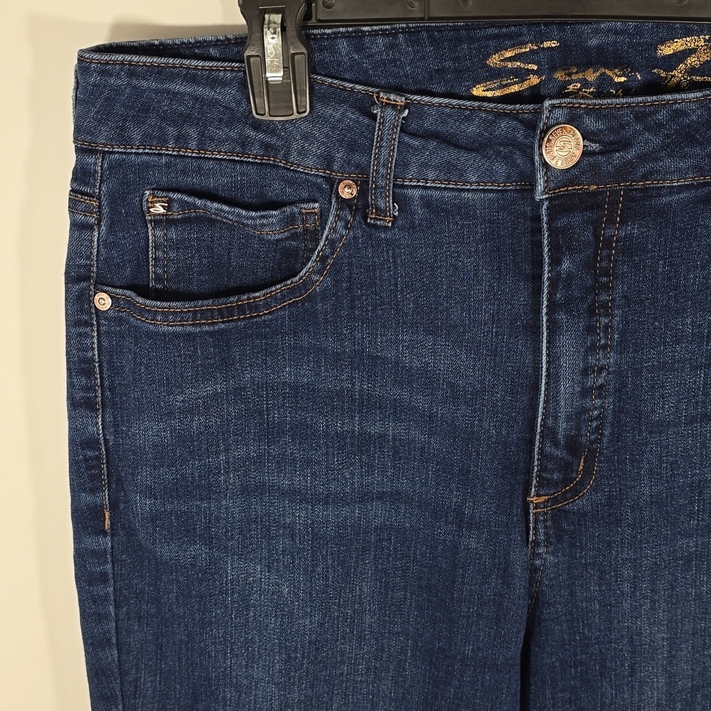 {Seven7} Jeans Women's Weekend Slim Fit Jeans - Size 14 (Avalon Blue) - Picture 8 of 16